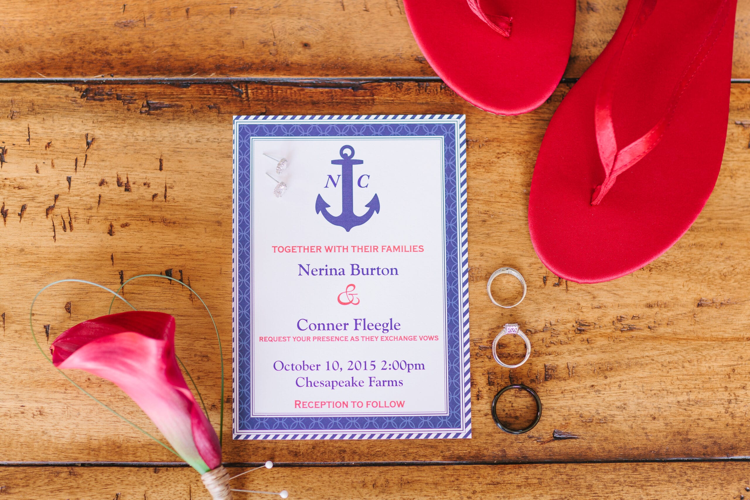 Chesapeake Maryland Nautical Wedding by Lauren Myers Photography #Nautical #ChesapeakeWedding #NavyWedding
