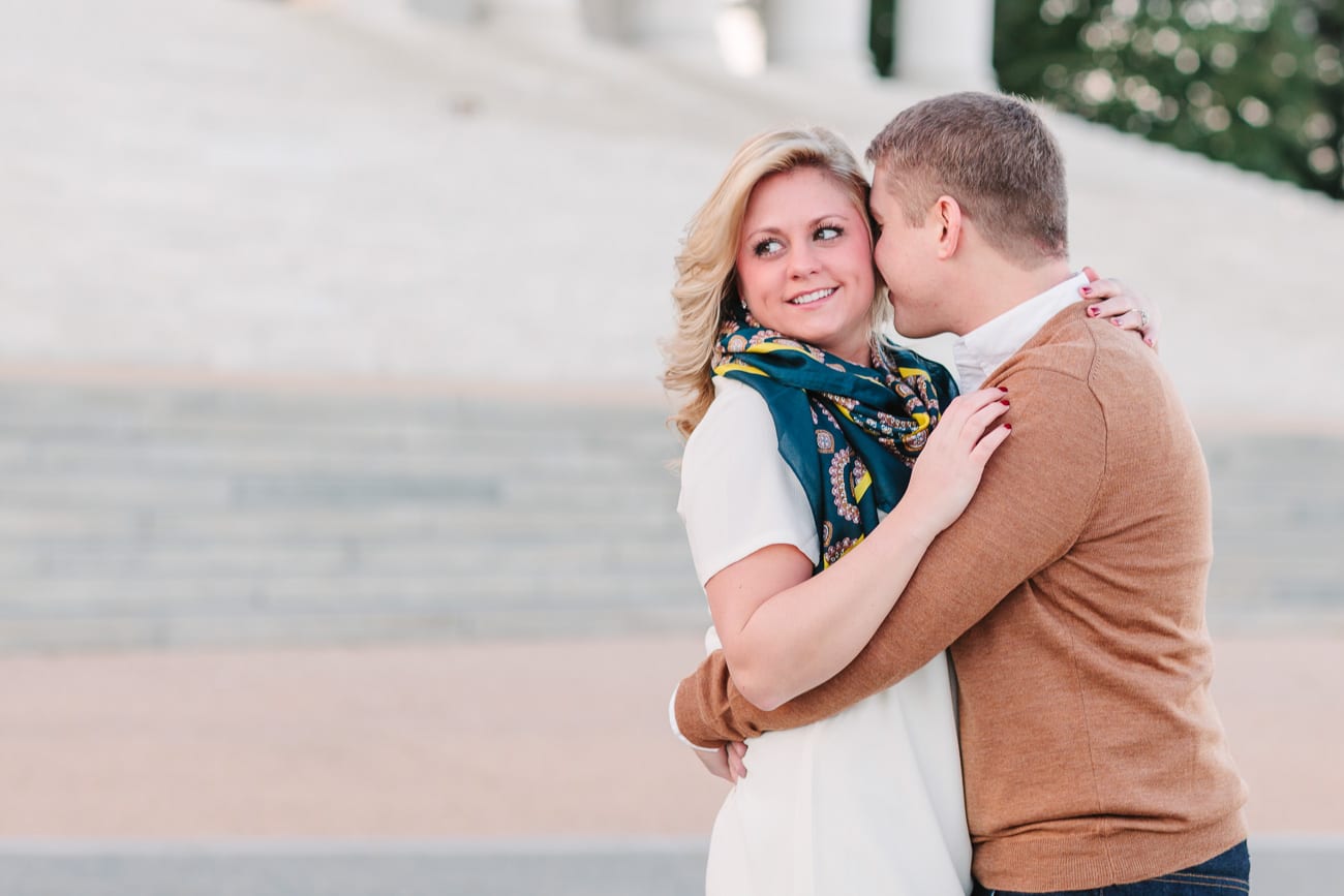 Jefferson Memorial- Washington, DC Engagement Session by Lauren Myers Photography