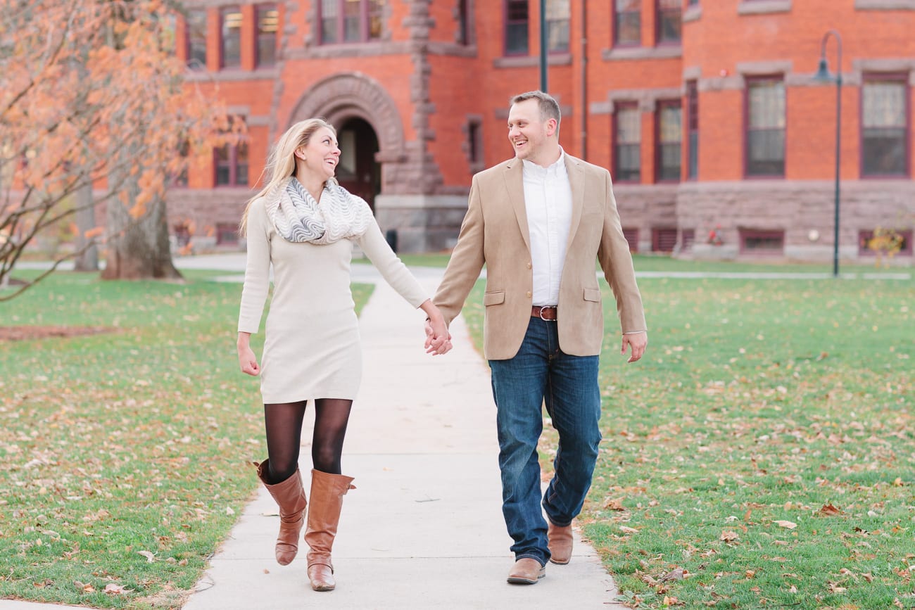 Gettysburg College Engagement Session by Lauren Myers Photography #Gettysburg #Engagement