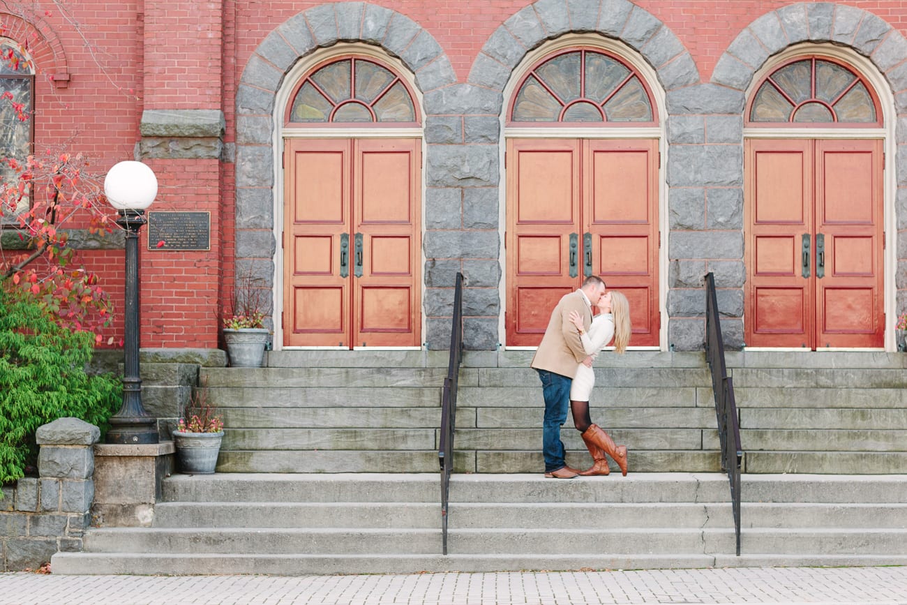 Gettysburg College Engagement Session by Lauren Myers Photography #Gettysburg #Engagement
