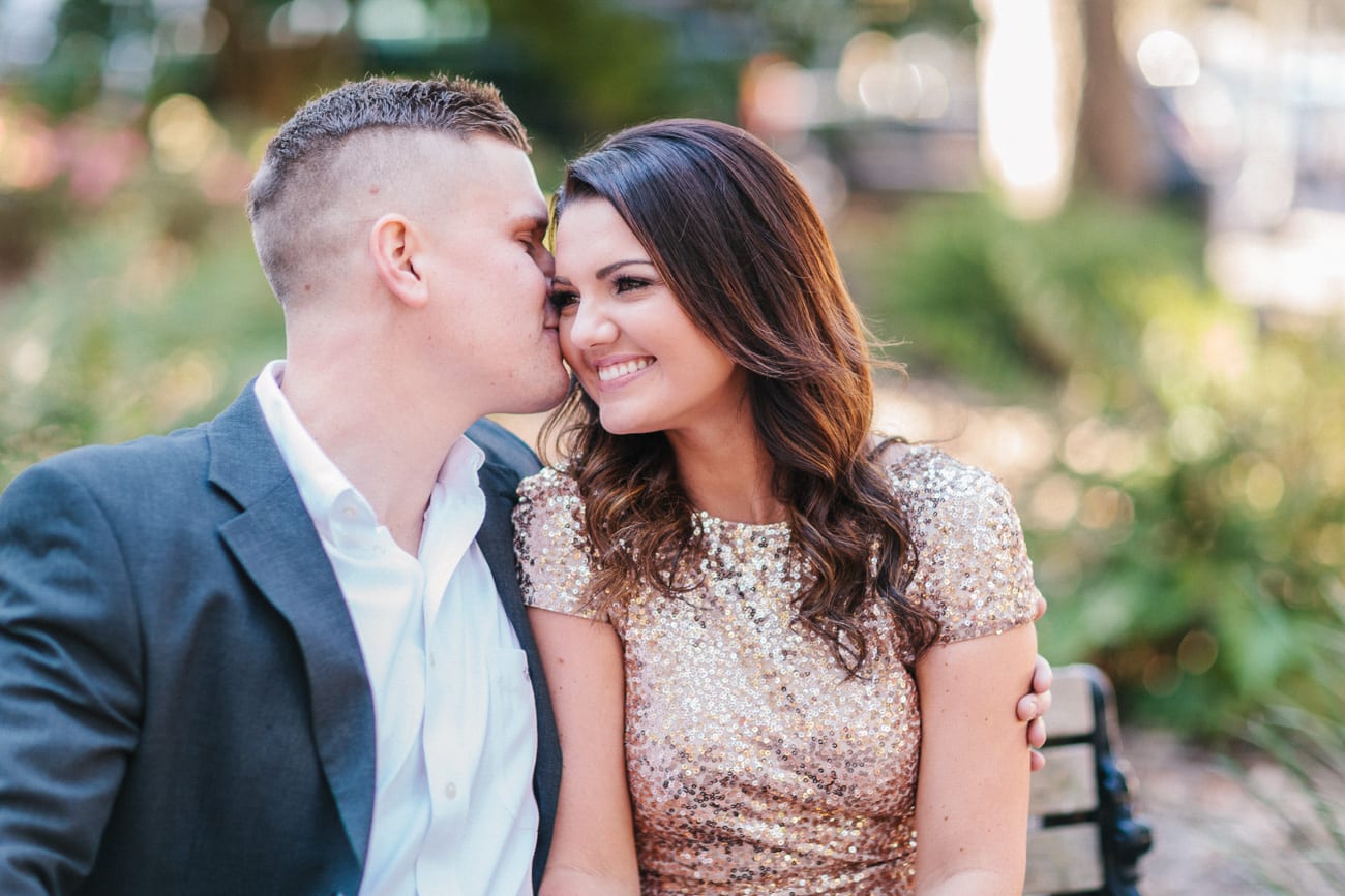 NYE Inspired Engagement Session in Downtown Savannah Georgia by Lauren Myers Photographyvv