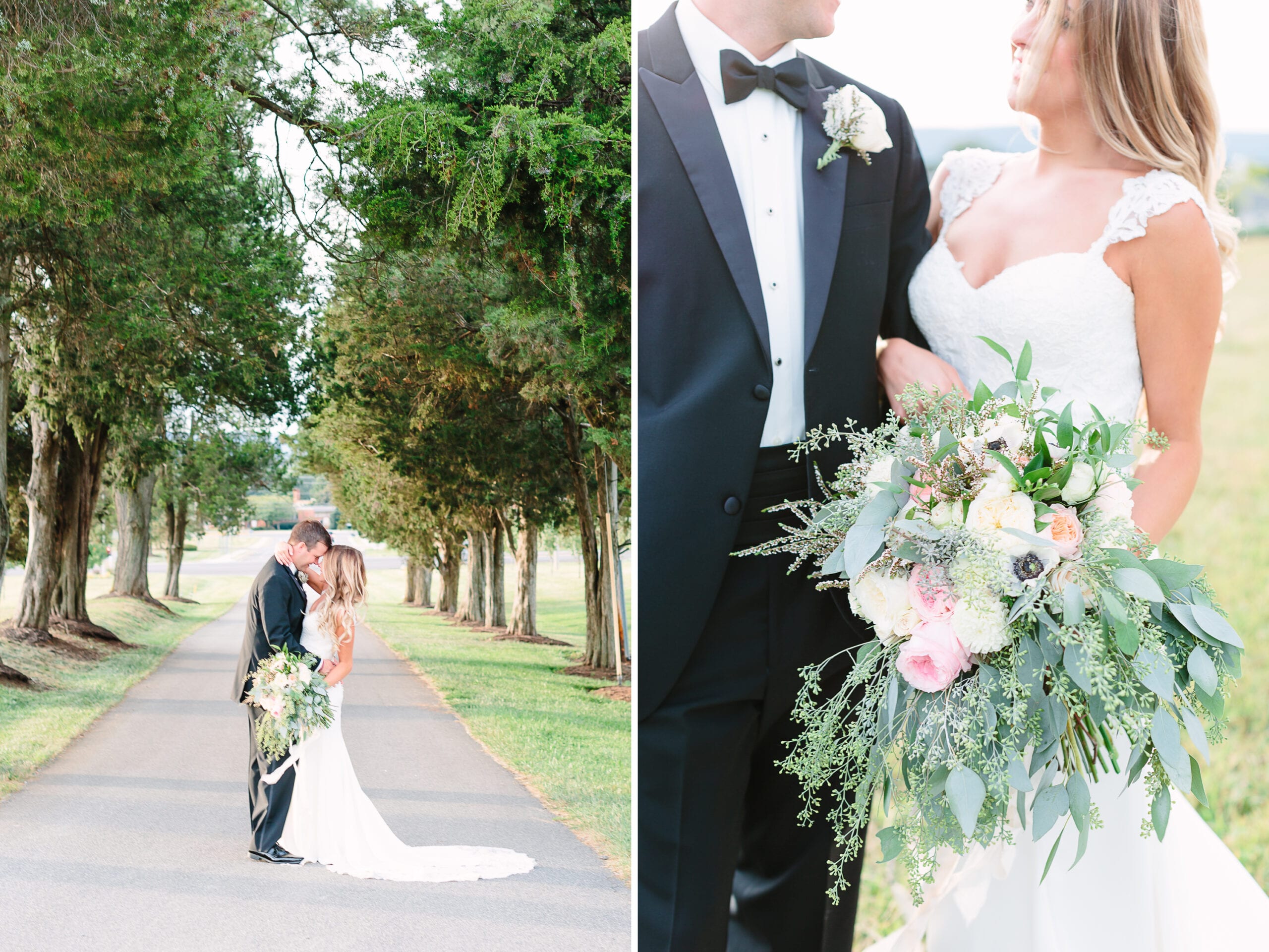 Romantic Garden Walker's Overlook Wedding by Lauren Myers Photography