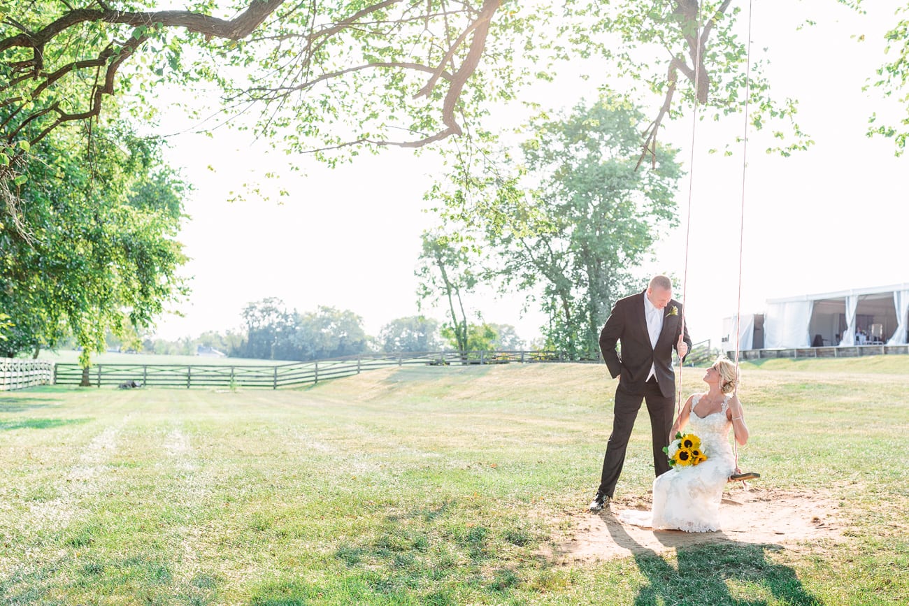 Rustic Sunflower Walkers Overlook Wedding by Lauren Myers Photography