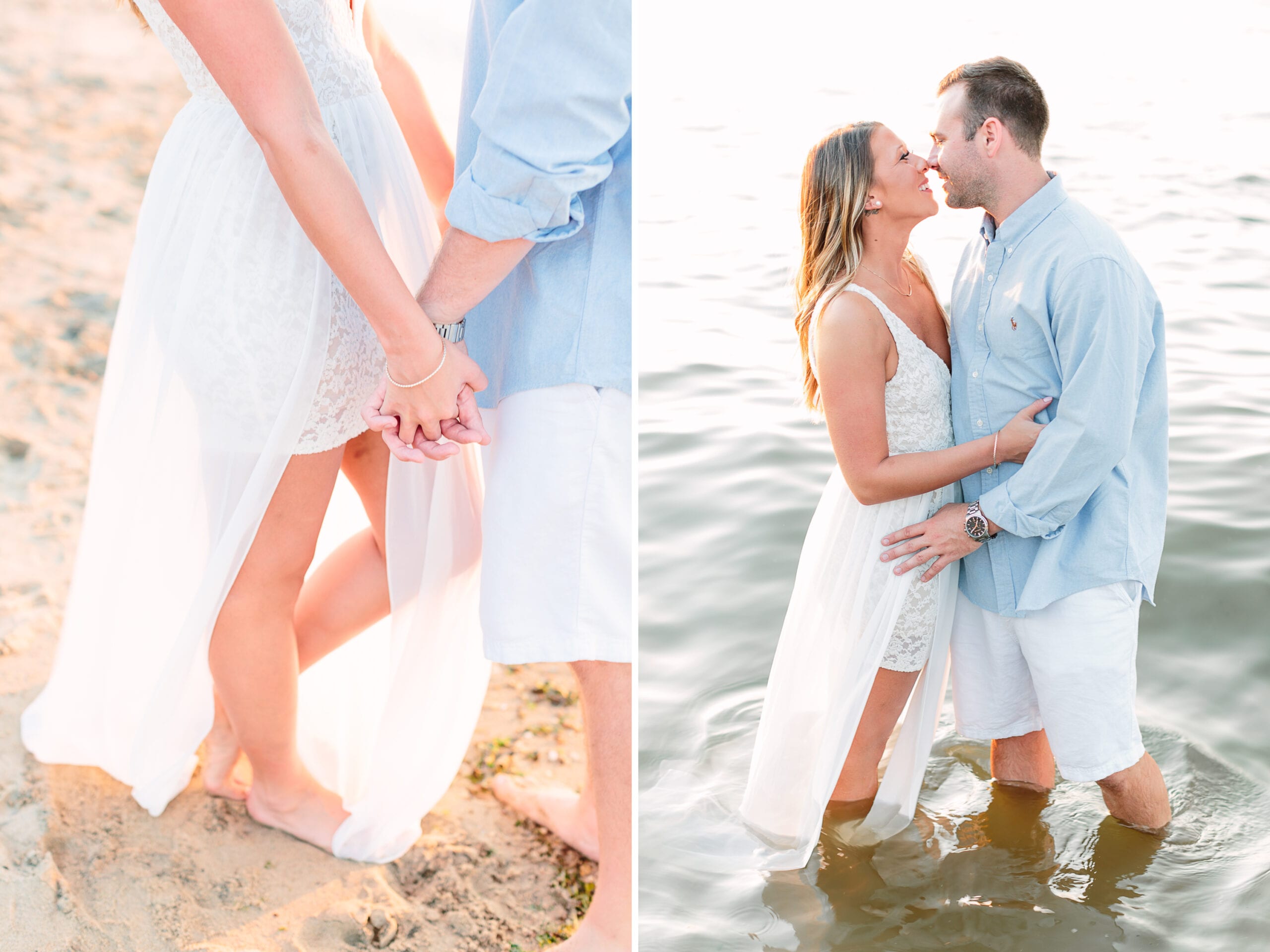 Terrapin Beach Park- Chesapeake Bay Engagement Session by Lauren Myers Photography