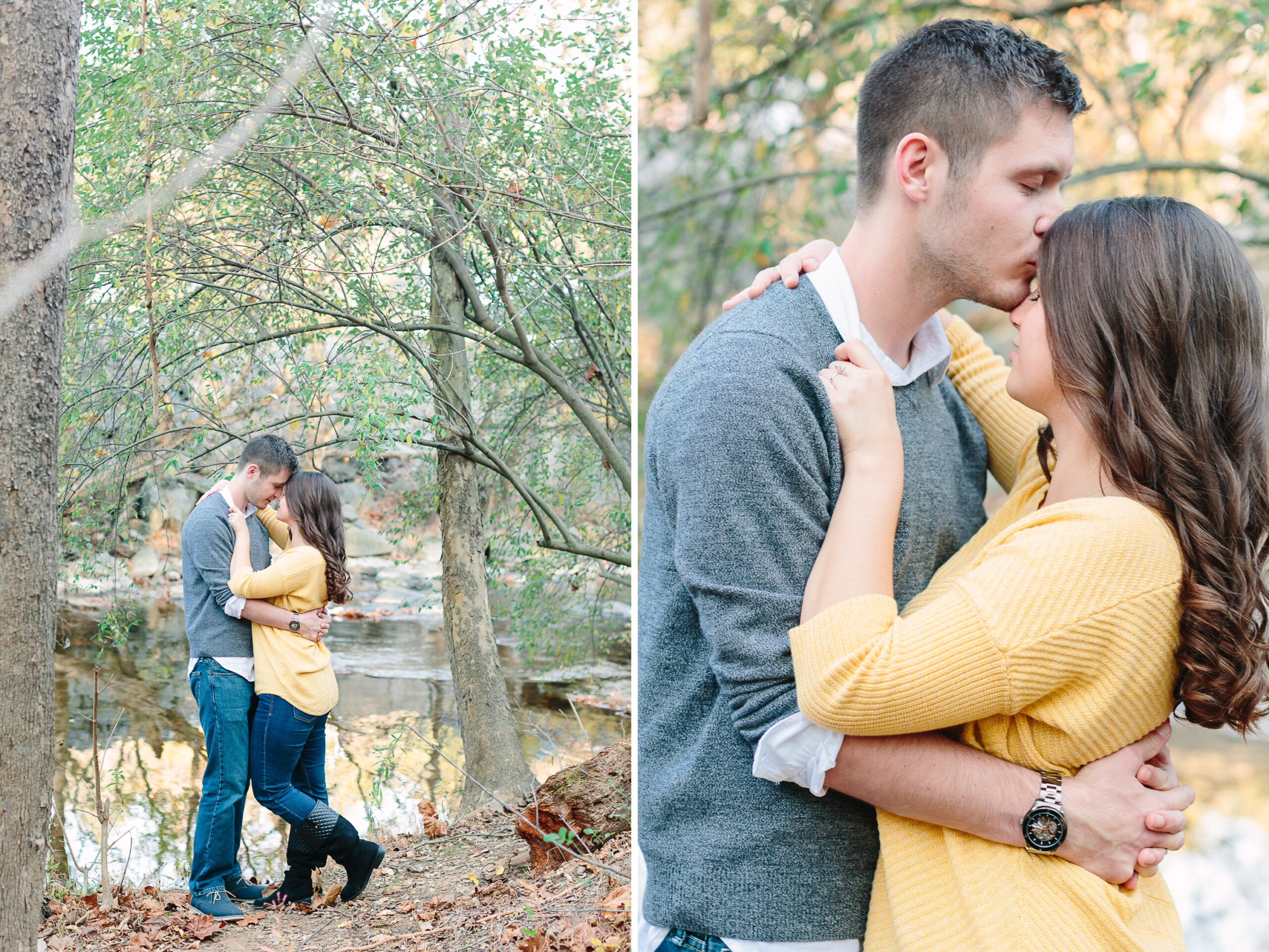 Downtown Sykesville Maryland Engagement Session by Lauren Myers Photography